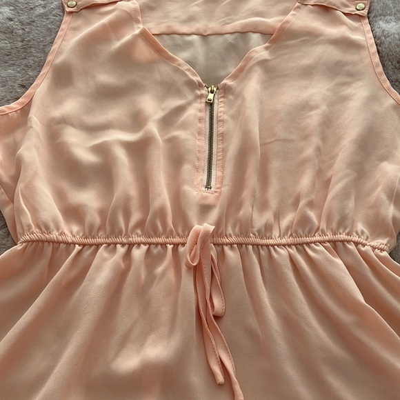 STREETWEAR SOCIETY ORANGE TOP BLOUSE SIZE L - Picture 4 of 6